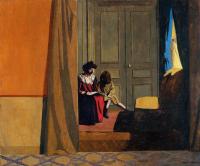 Felix Vallotton - Woman Reading to a Little Girl